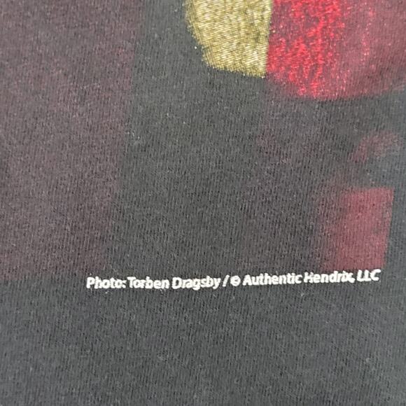 Jimi Hendrix Shirt Womens XS/S 17x24 Black American Flag Rock - Picture 9 of 14